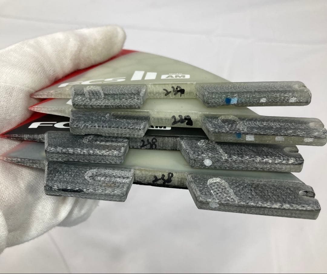 214N9レ 4枚 FCS2 AM Al TRI-QUAD フィン アルメリック