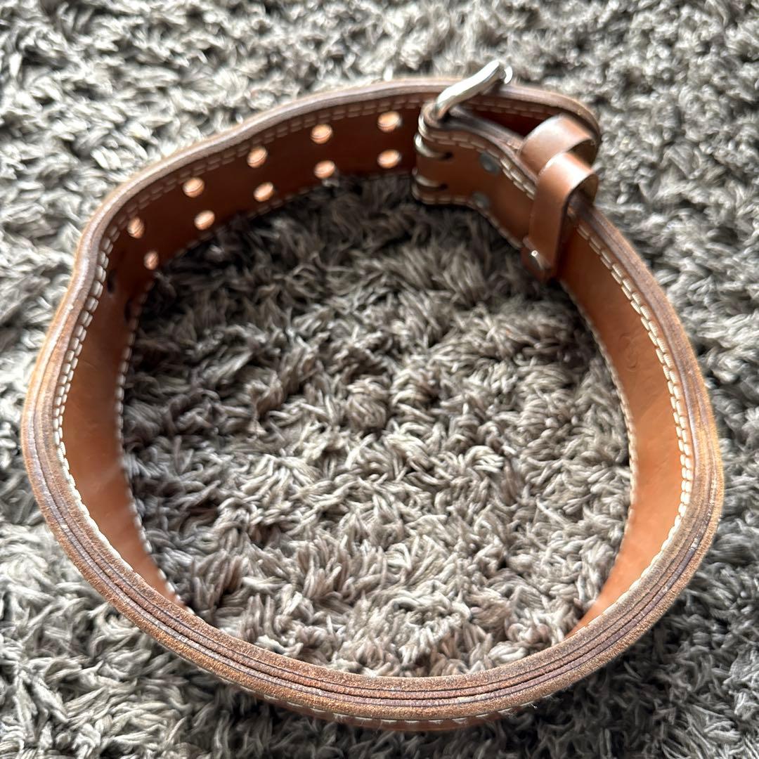 GOLD’S GYM G3324プロレザーベルト S ブラウン トレーニング