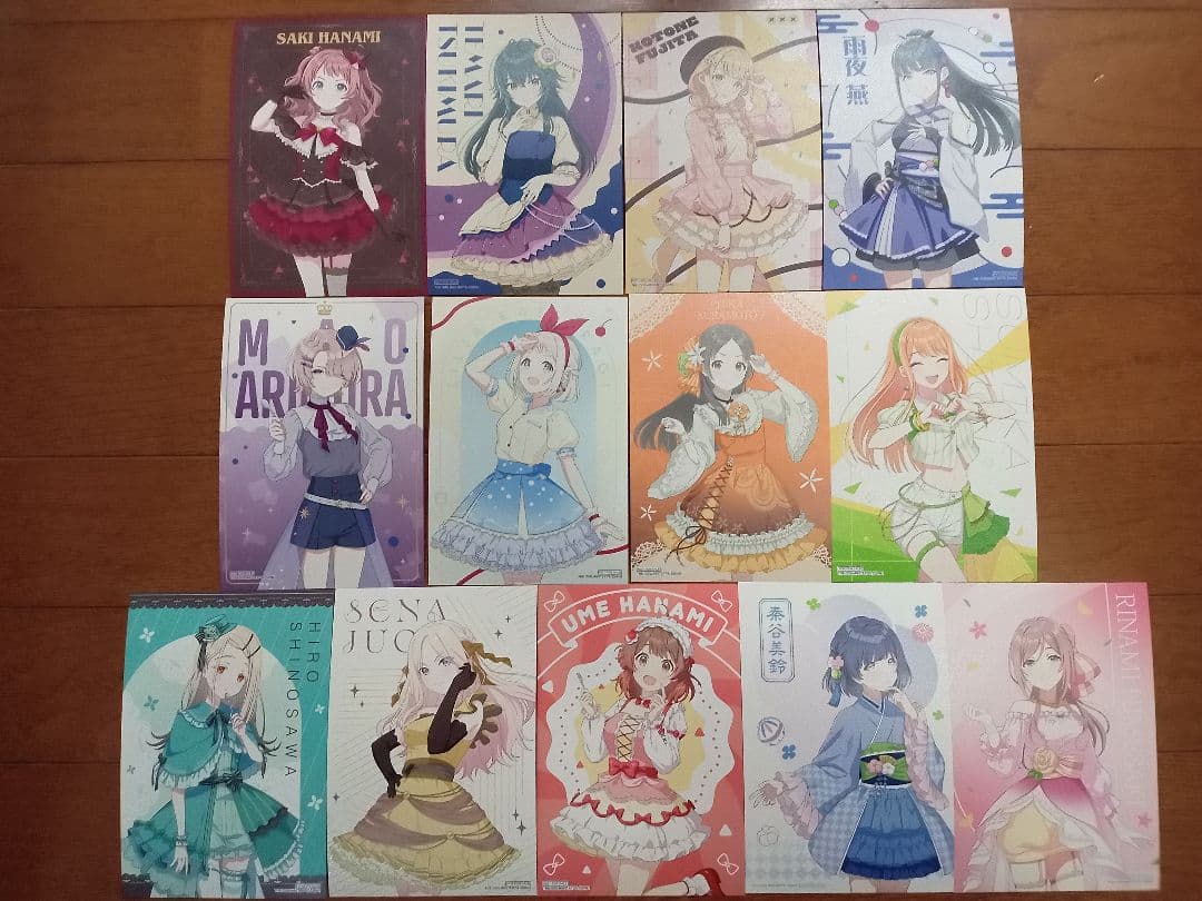 学マス Chugai Grace Cafe 特典ラメポストカード 全種セット