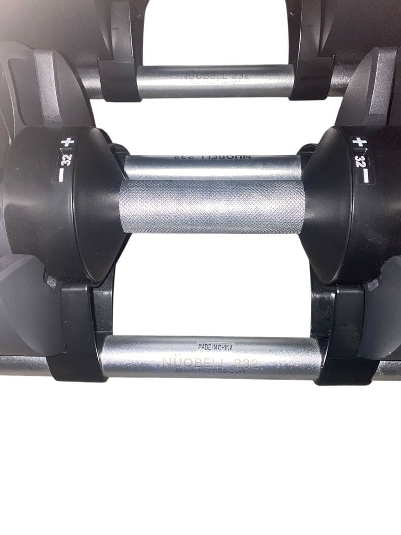 【良品】NUOBELL フレックスベル 32キロ2個、スタンド1/4梱包③