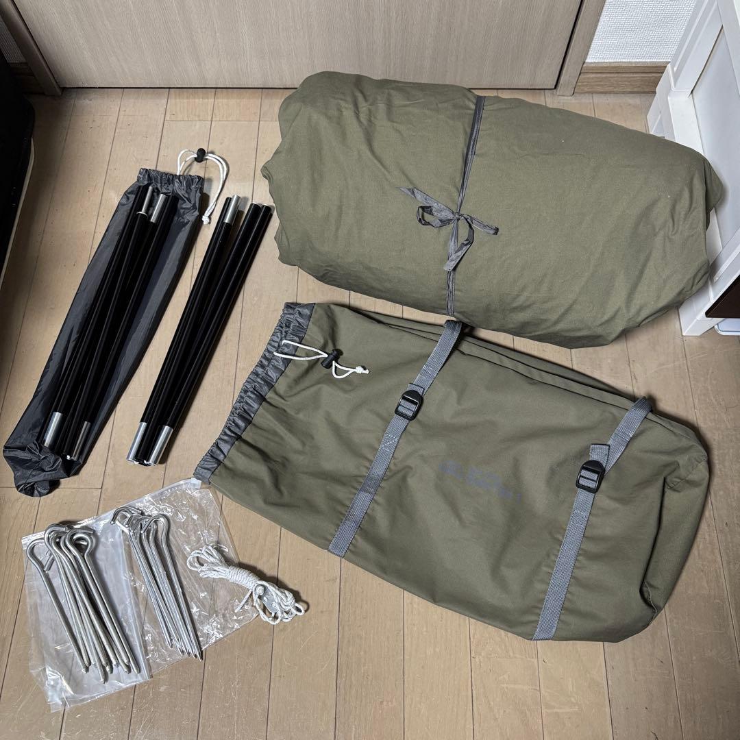 バンドック　ソロティピー1tc ワンポワールテント　BDK-75TC おまけ付き