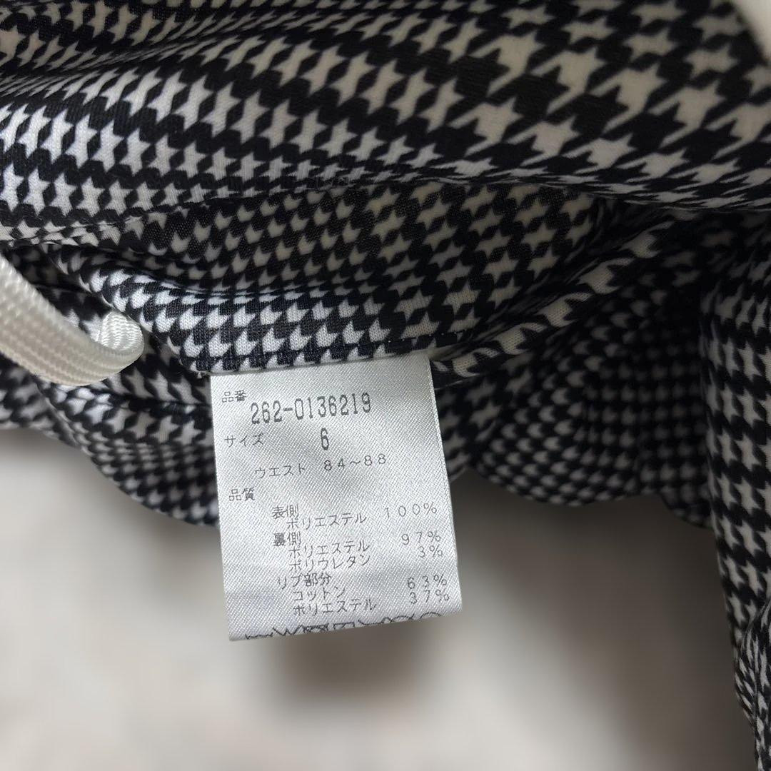 ジャックバニーパンツ千鳥格子柄jackbunny6サイズ未使用品ゴルフスポーツ