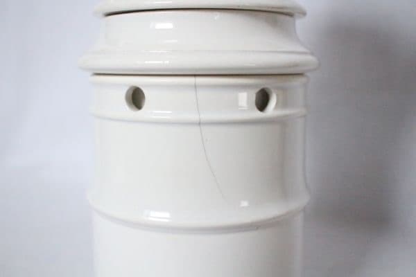 フランス アンティーク サルグミンヌ 古い陶器のティザニエール