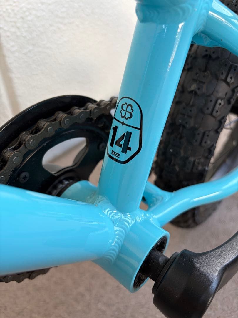 【送料込み※離島除く】ヨツバサイクル ラムネブルー 14インチ　ヨツバゼロ