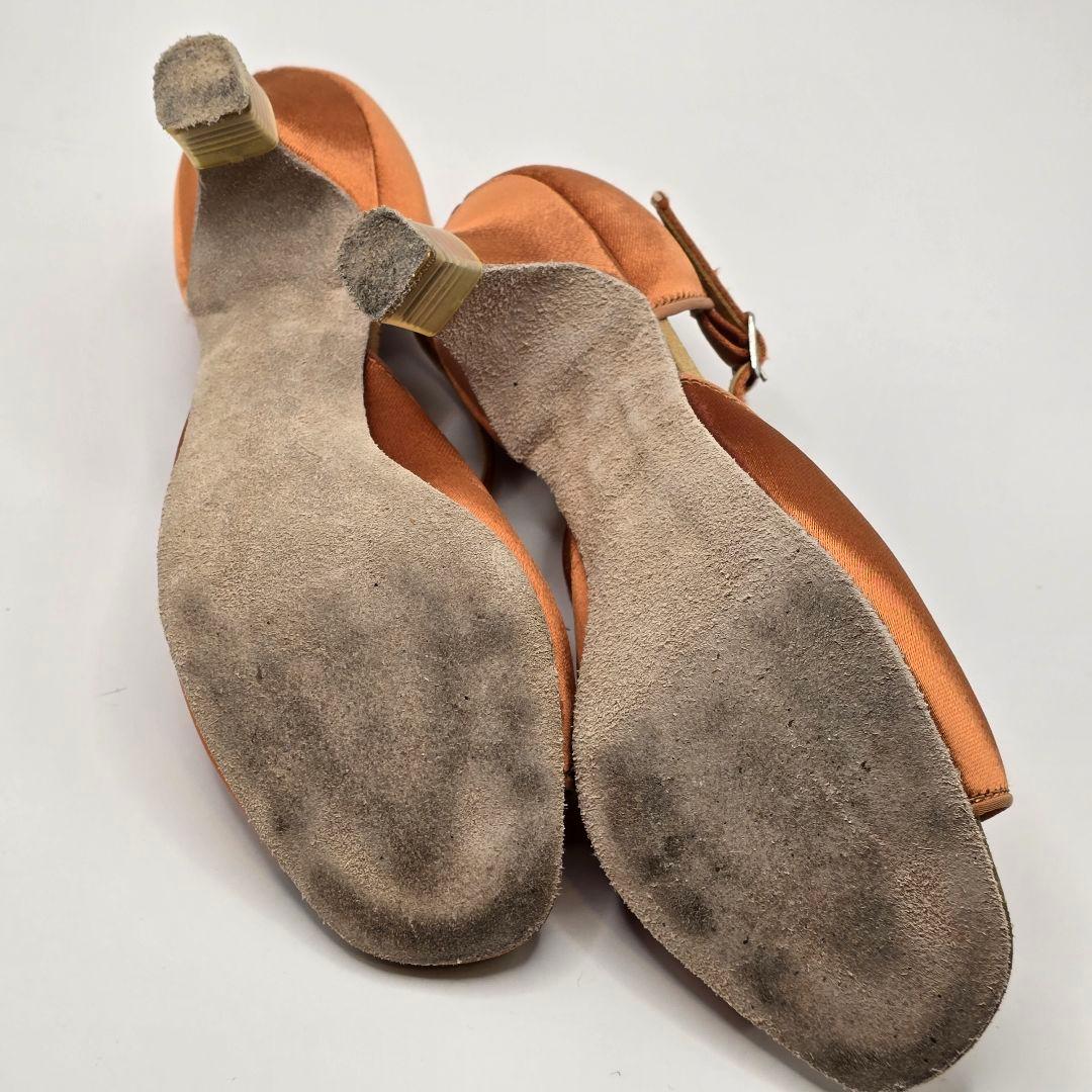 mm　セキネラテンシューズ 5.5cm W/B009F サテン ほぼ未使用