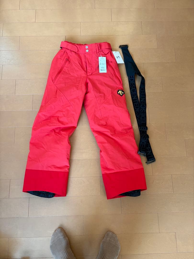 DESCENTE SAJ-F1502 スキーウェア Sサイズ 赤