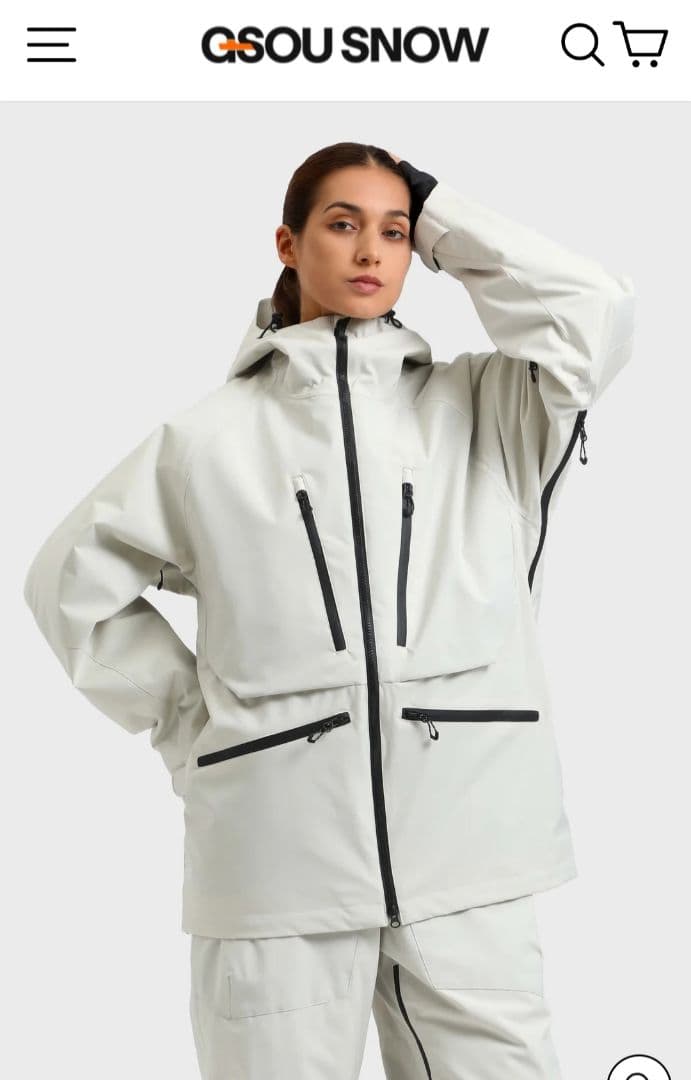 GSOU  レディース 多機能 防水 断熱 スノージャケット
