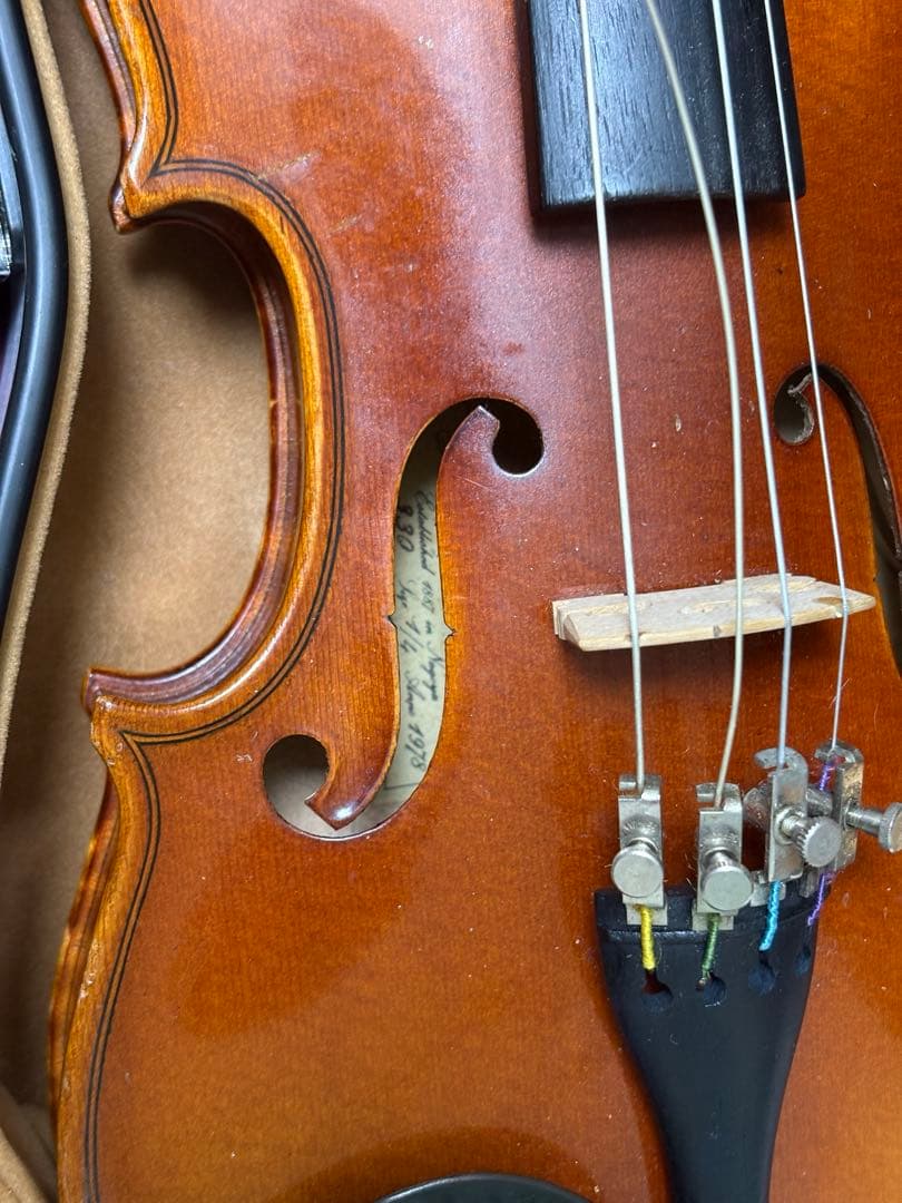 スズキ　No.330 1/4 1978年製　バイオリン　メンテナンス済み　虎目