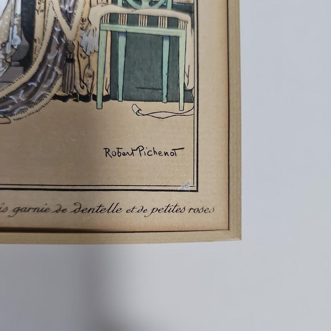ロバート・ピシェノ リトグラフ 1913年 アールデコ 当時物