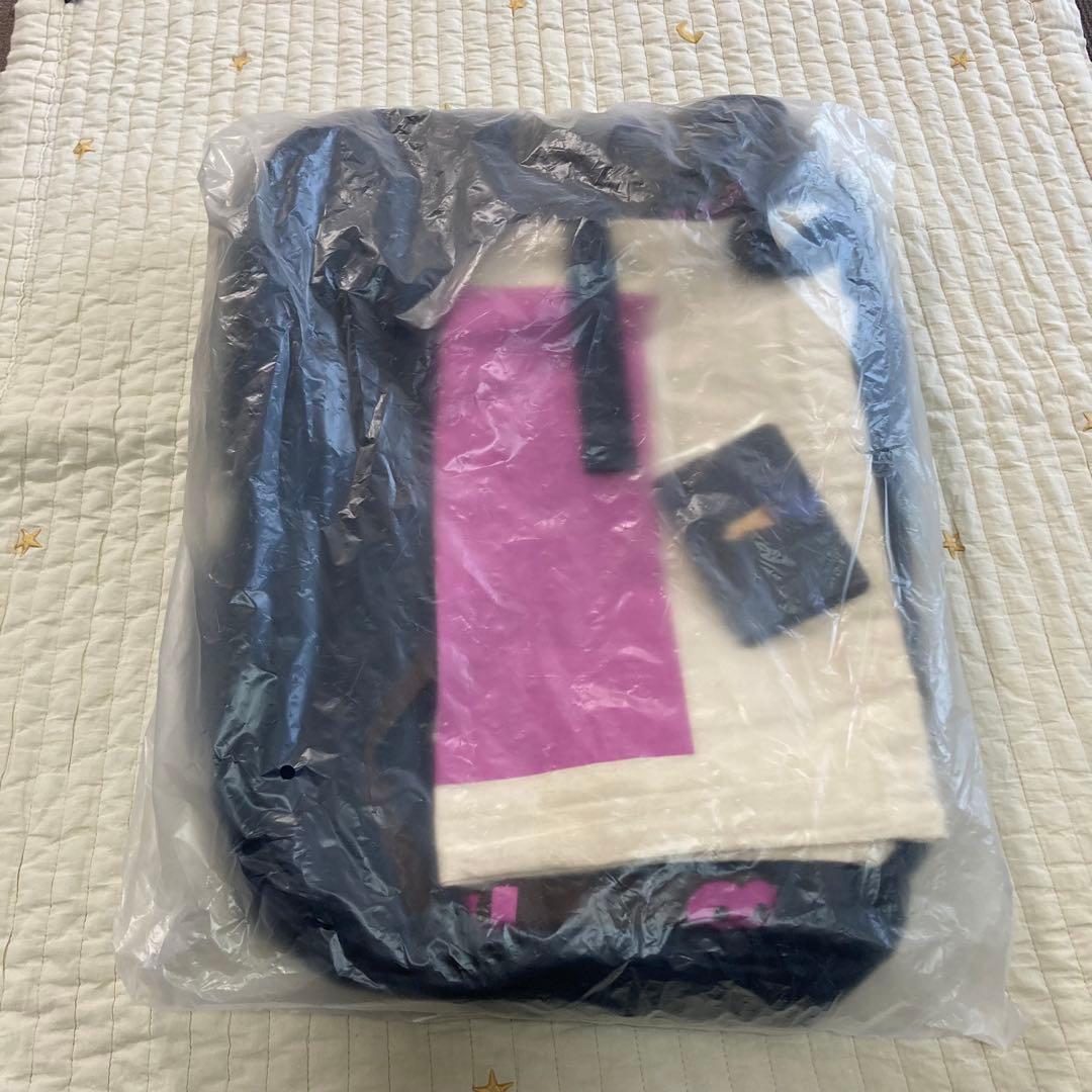 wmmw backpack【navy×pink logo】　 e-bag&ドリカ