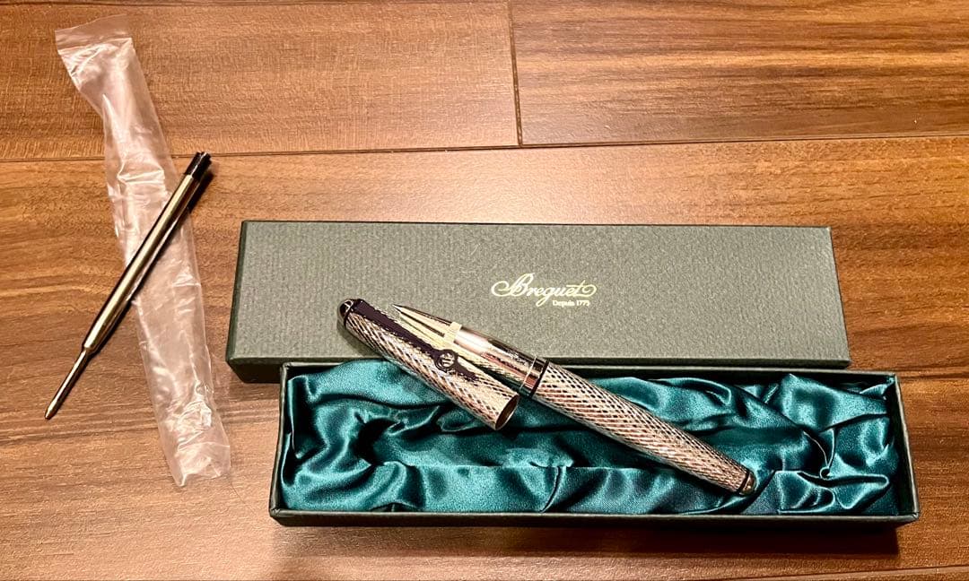 デ*)様 ほぼ未使用 ブレゲ ボールペン シルバー Breguet
