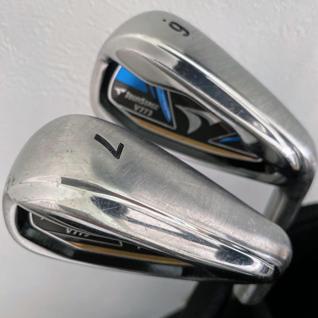 希少ブルー　メンズ　ツアーステージ　V773 ゴルフクラブ　本格フルセット13本