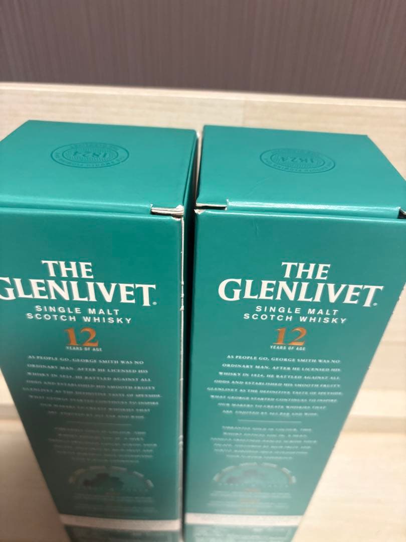THE GLENLIVET 12年 シングルモルトウイスキー 2本セット