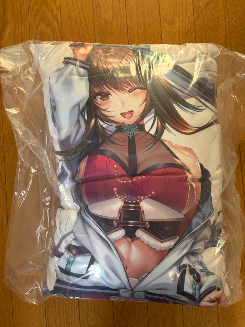 ピロ水 アマカノ2 黒姫結灯 FANZAオンラインくじA賞 BIGクッション