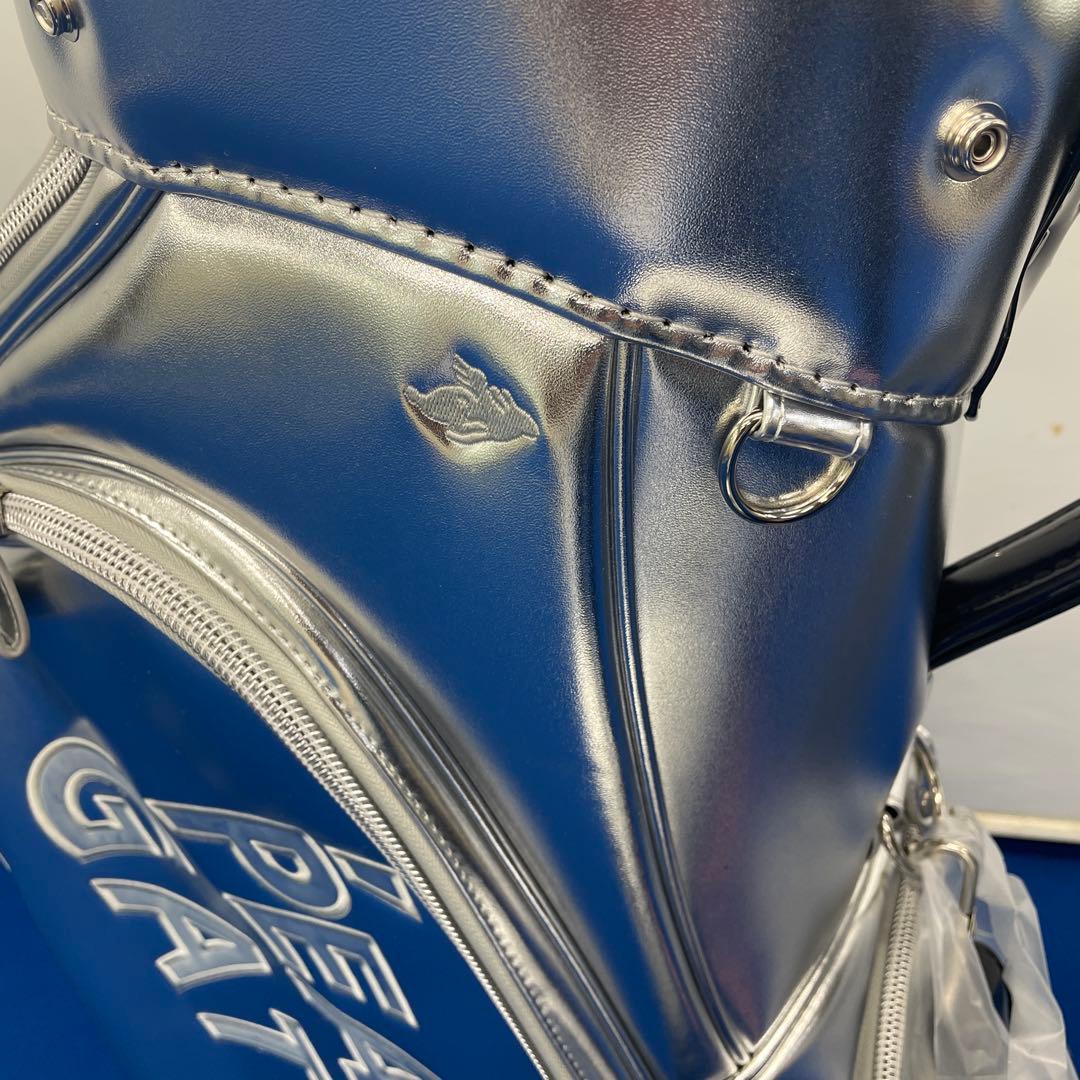 新品未使用　パーリーゲイツ　９型キャディバッグ　シルバー