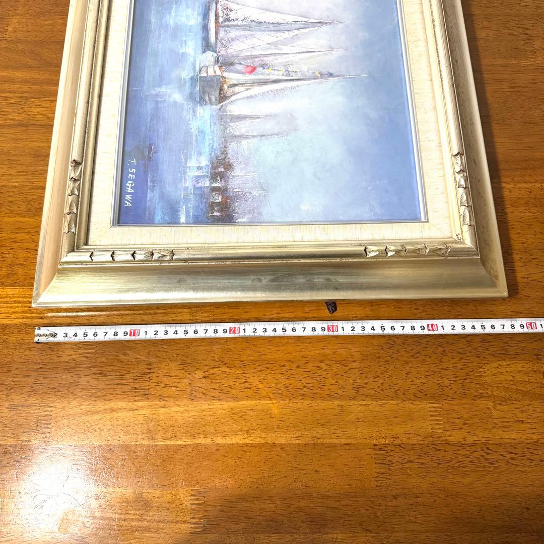 瀬川竜夫 マルセイユ 絵画 油絵