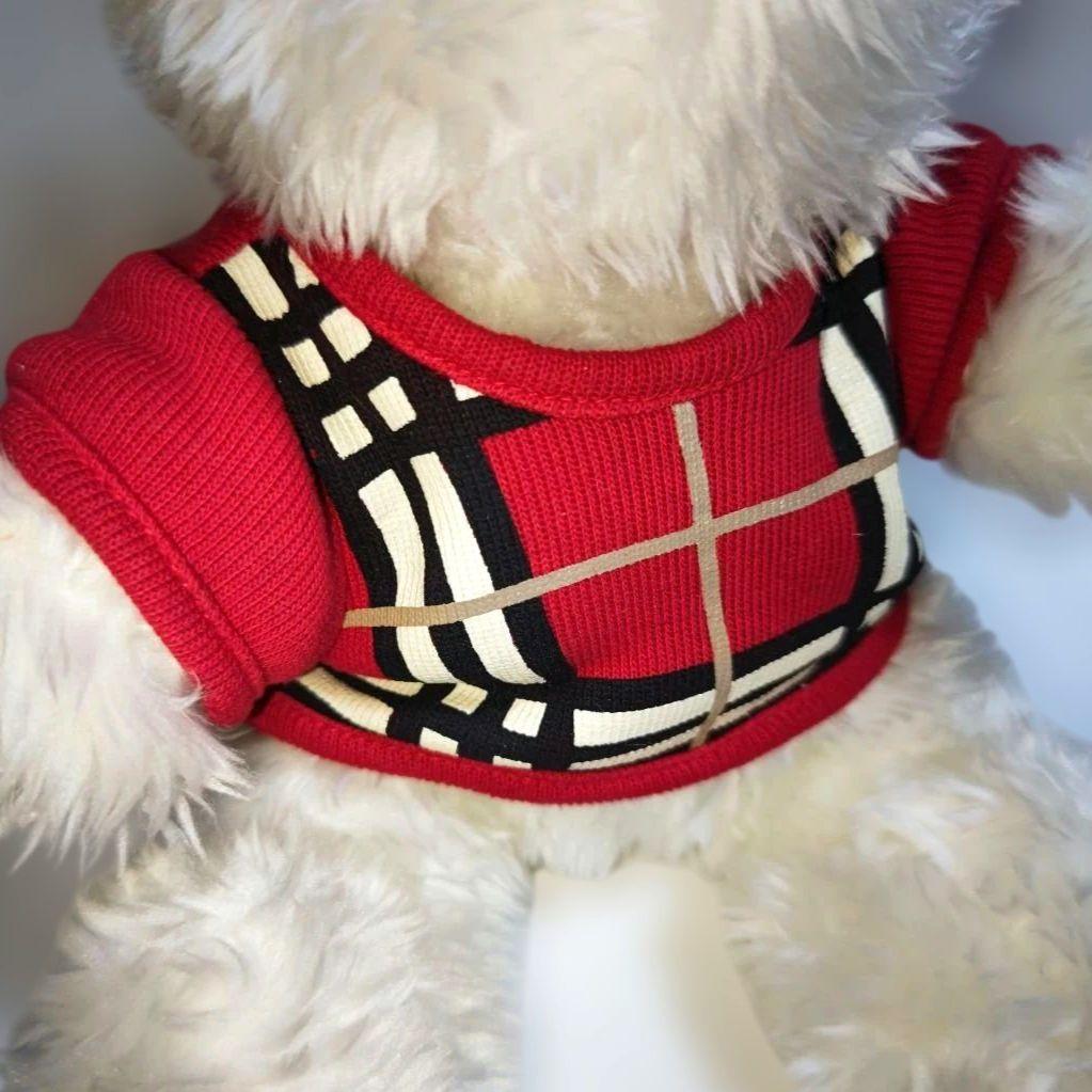 未使用　バーバリーテディベア専用箱付きアンティークノバチェック柄入手困難レアベア