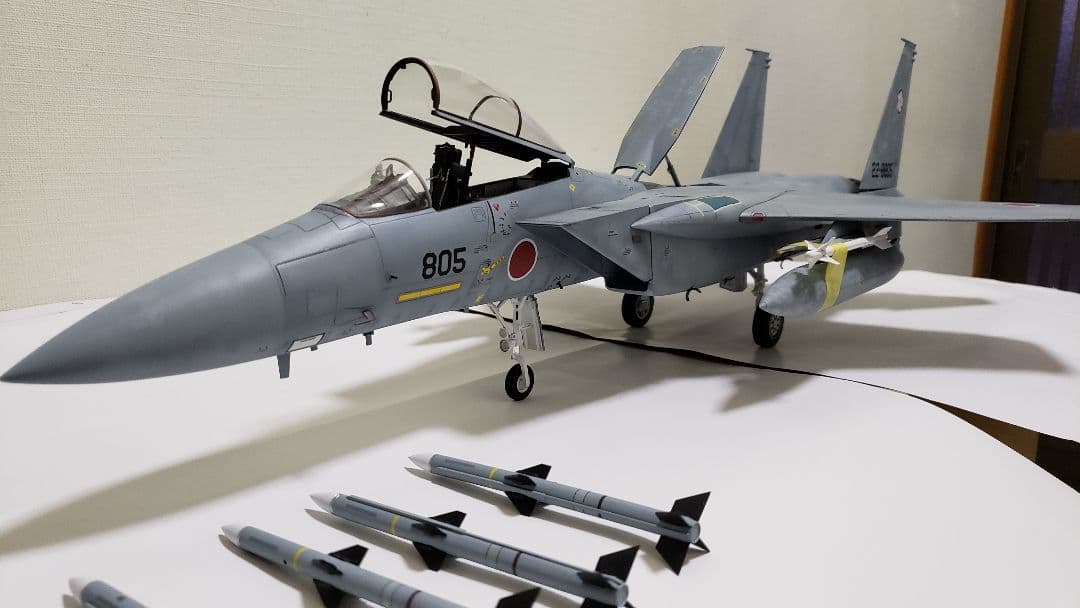 航空自衛隊F-15J タミヤ 1/32スケールモデル 梅組 22-8805