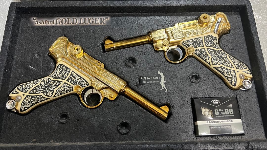 東京マルイ ゴールドルガー バイオハザードコードベロニカ GOLD LUGER