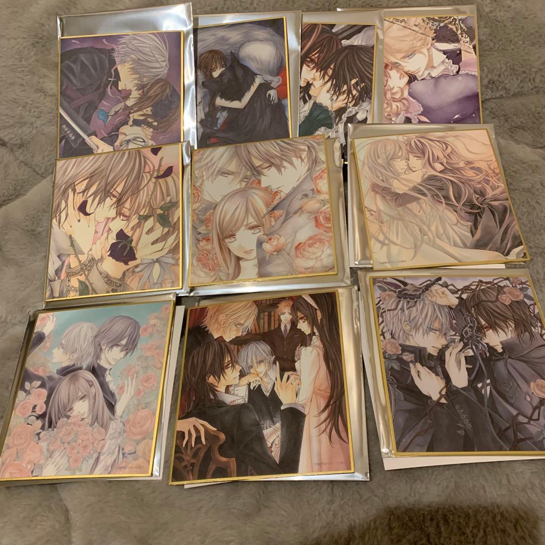 ヴァンパイア騎士　原画展　トレーディングミニ色紙　コンプリートセット　枢　零