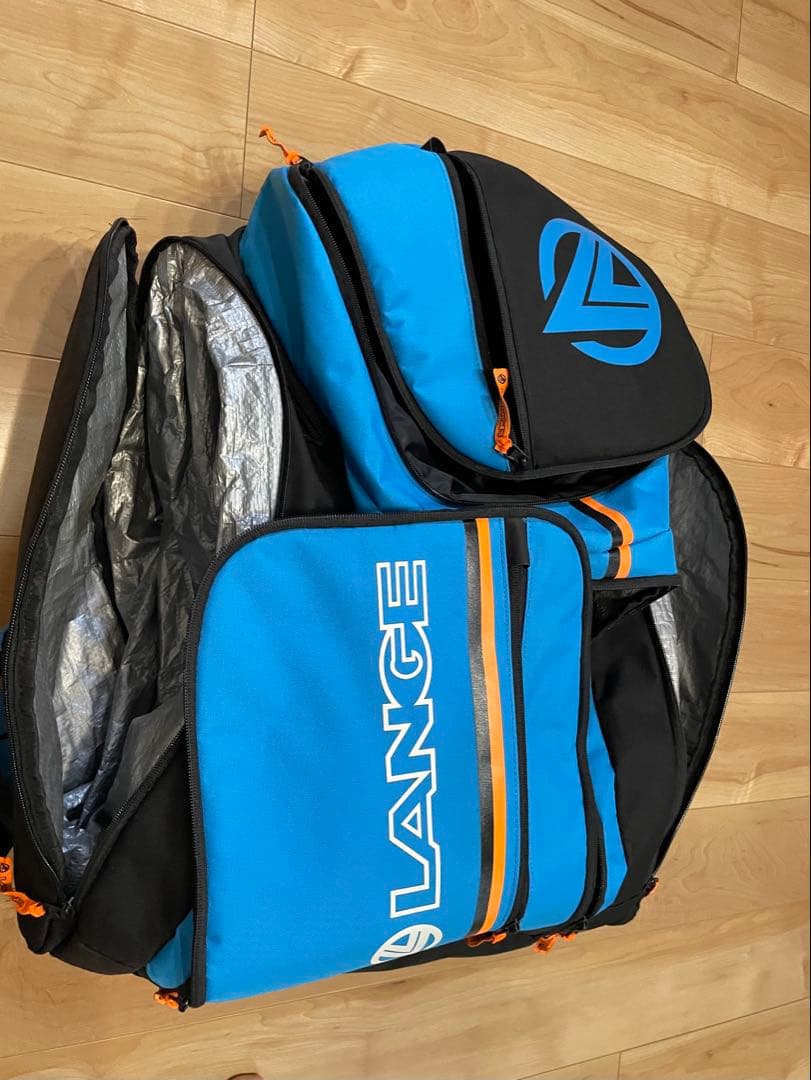 LANGE ブーツバッグ　大型リュック　遠征用　大容量 ブルー