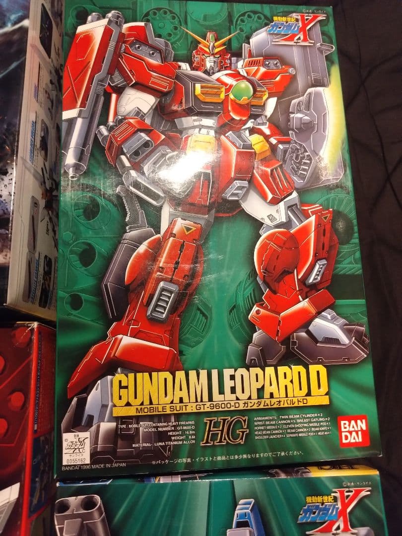 MG ガンダムX　1/100 エアマスターバースト　レオパルドD Gファルコン