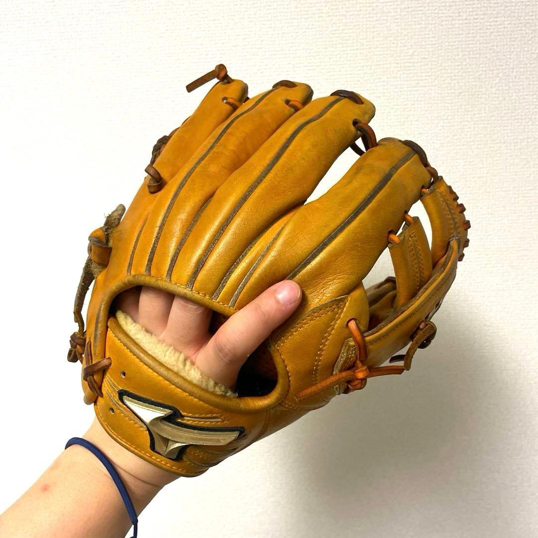 164 ミズノ グローバルエリート 型抜群 即戦力 硬式 内野手用グローブ