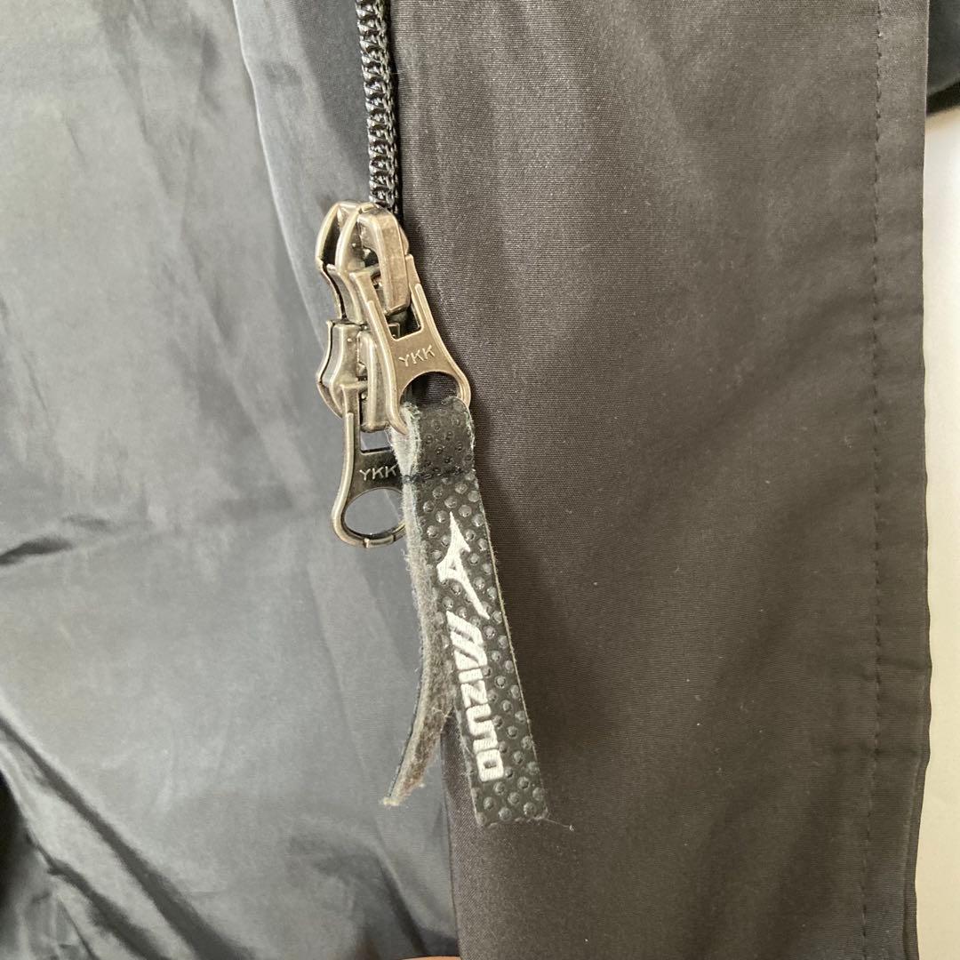 美品 Mizuno フード付き ロングダウン ベンチコート　ダウン80% 刺繍