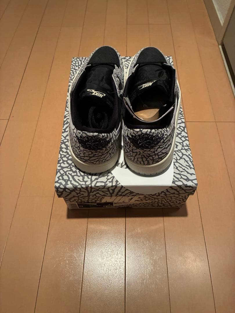 シューズ(男性用) Air Jordan 1 Retro Low Black Cement