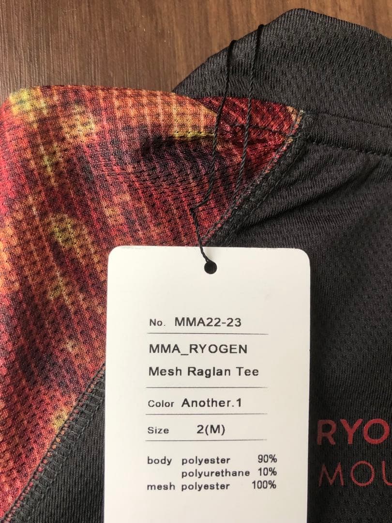 【新品】MMA RYOGEN mesh raglan tee Mサイズ