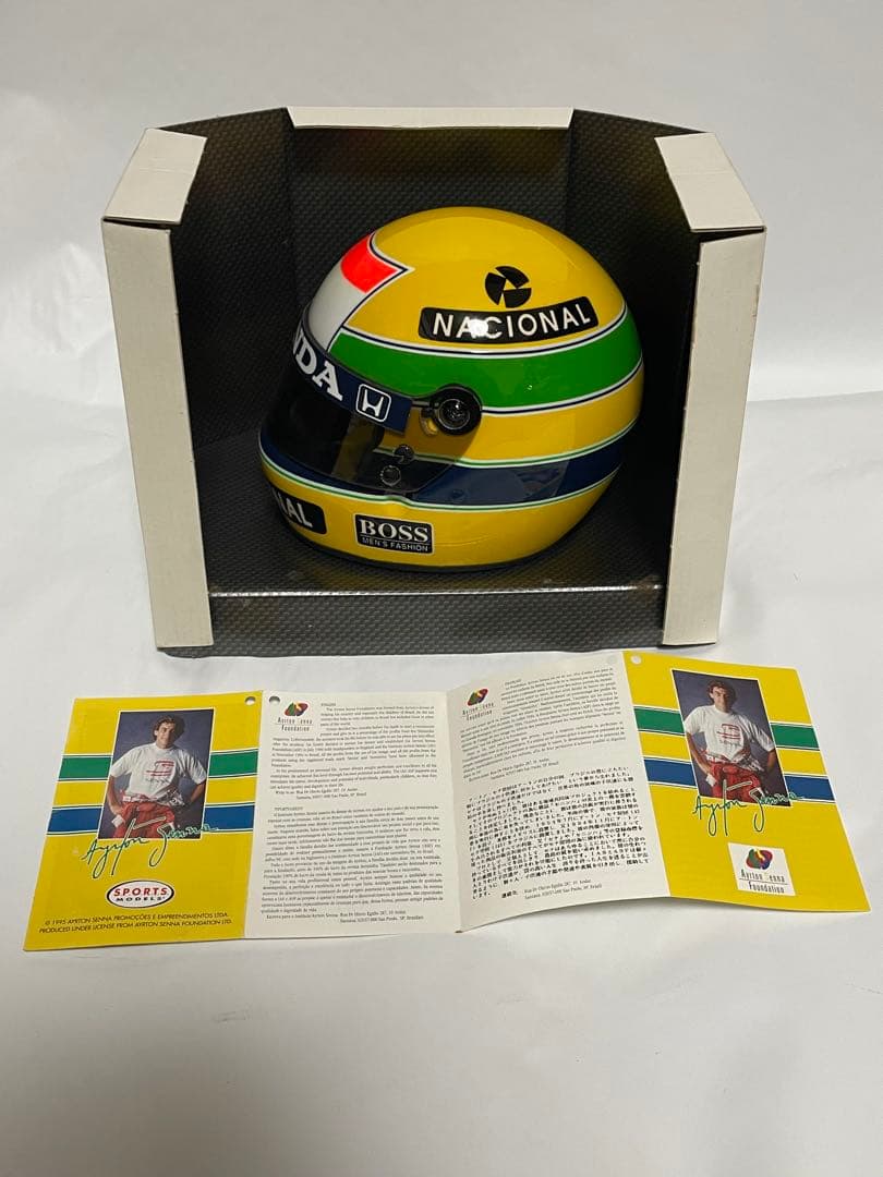 アイルトンセナ 1/2 ヘルメット 1988年 ホンダ•マルボロ•マクラーレン