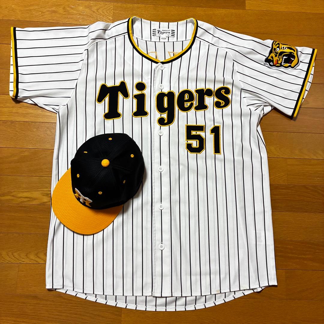 阪神タイガース レプリカユニフォーム キャップ　中野拓夢 LLサイズ
