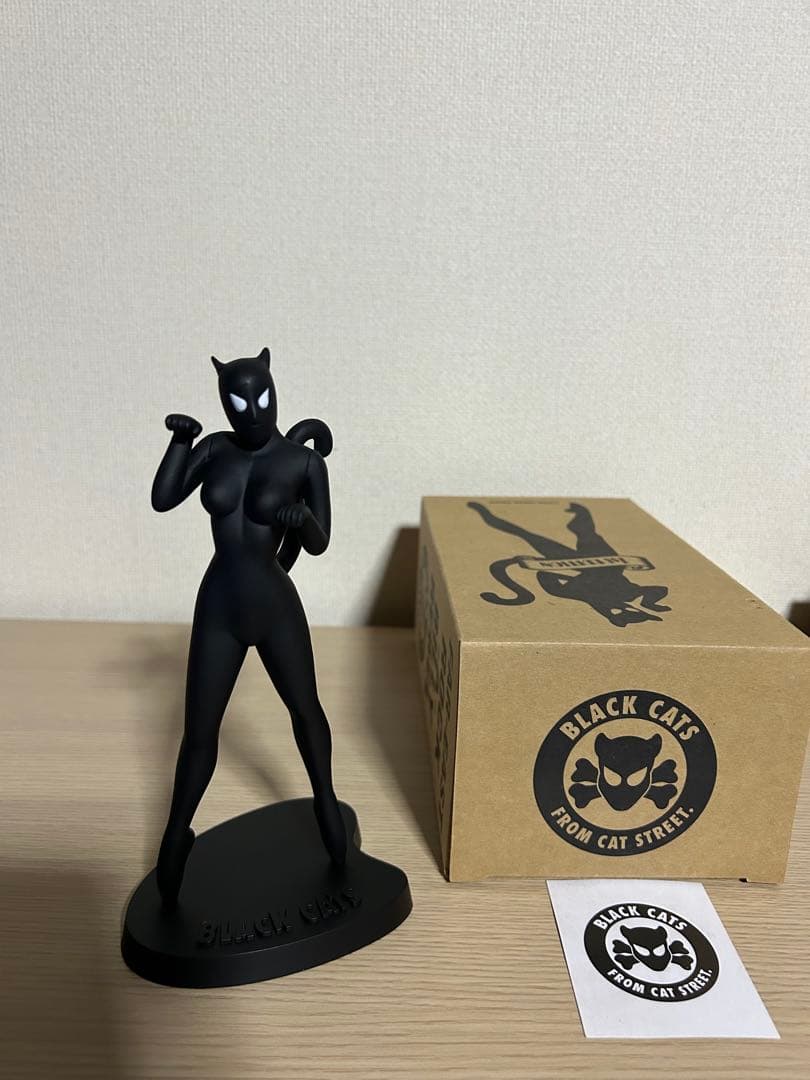 CREAM SODA★BLACK CATS★立ち猫フィギュア★新品★ブラック