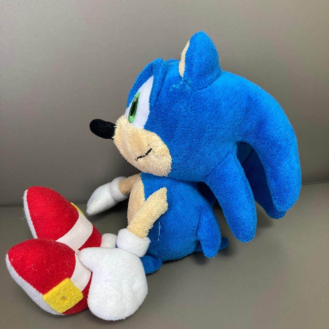 ソニック　ぬいぐるみ　三英　レトロ