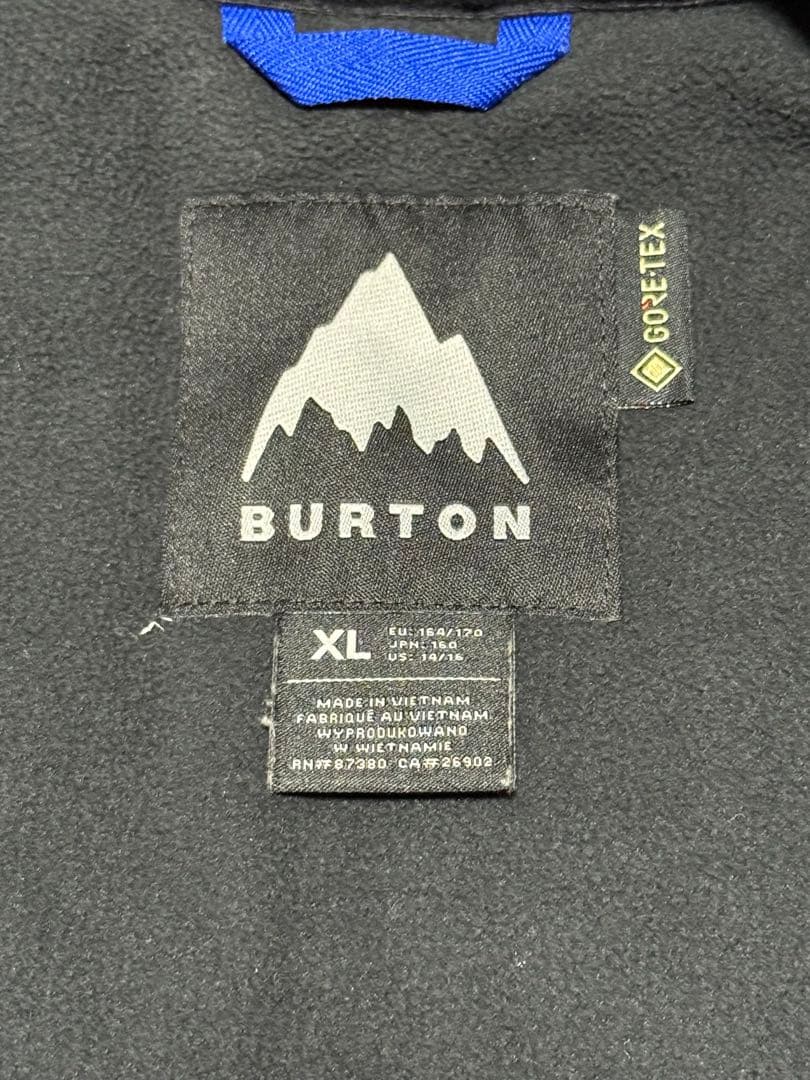 【新春セール】BURTON スノーウエア上下セット XL 青（子供用ウエア）