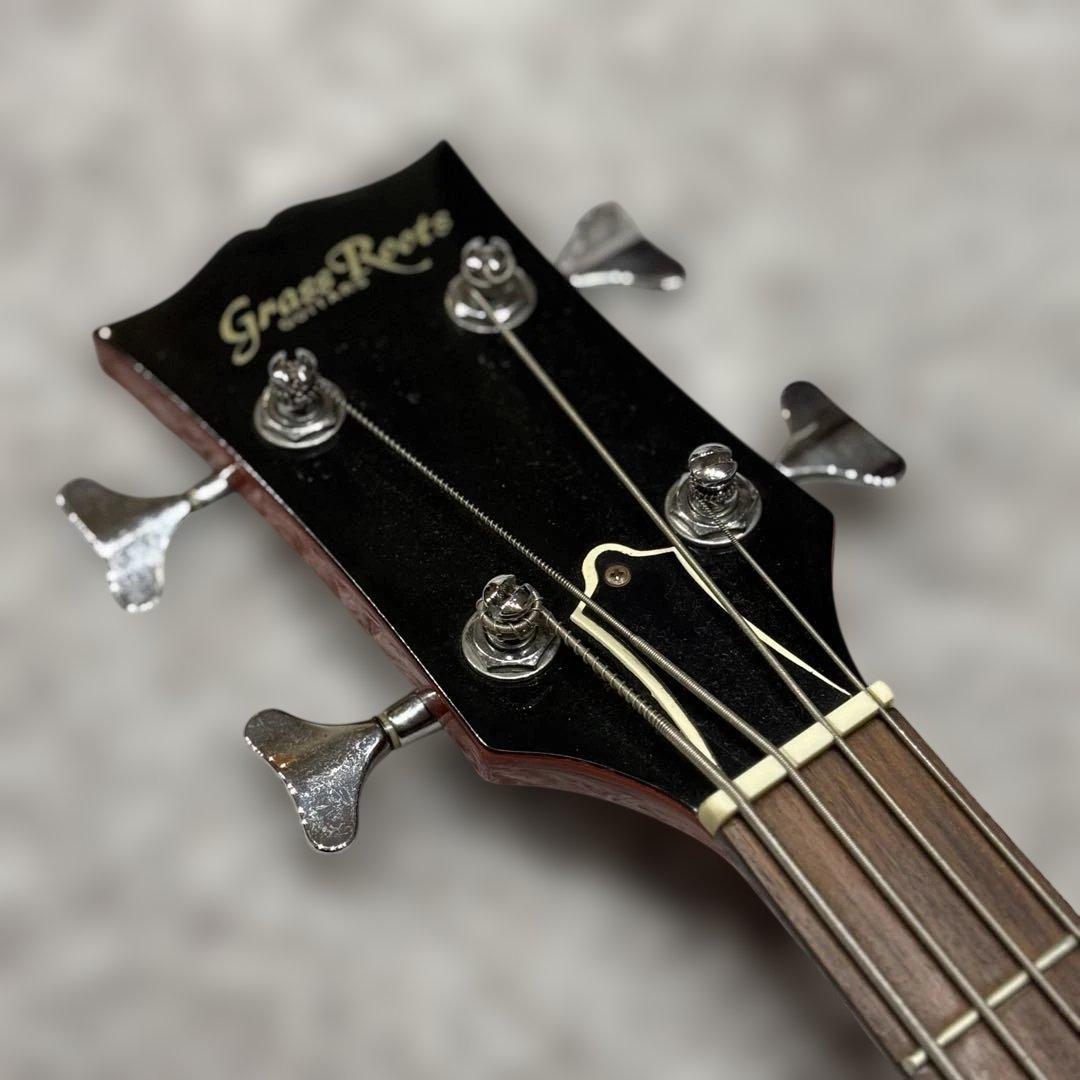 【希少】GrassRoots レスポールタイプエレキベース G-LB-48