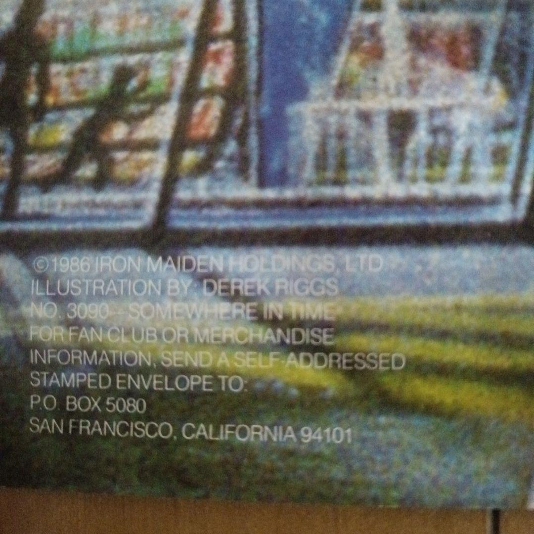 IRON MAIDEN 1986 ポスター Somewhere in Time
