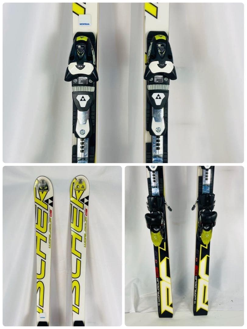 【良品】 Fischer WORLDCUP GS 183cm スキー板