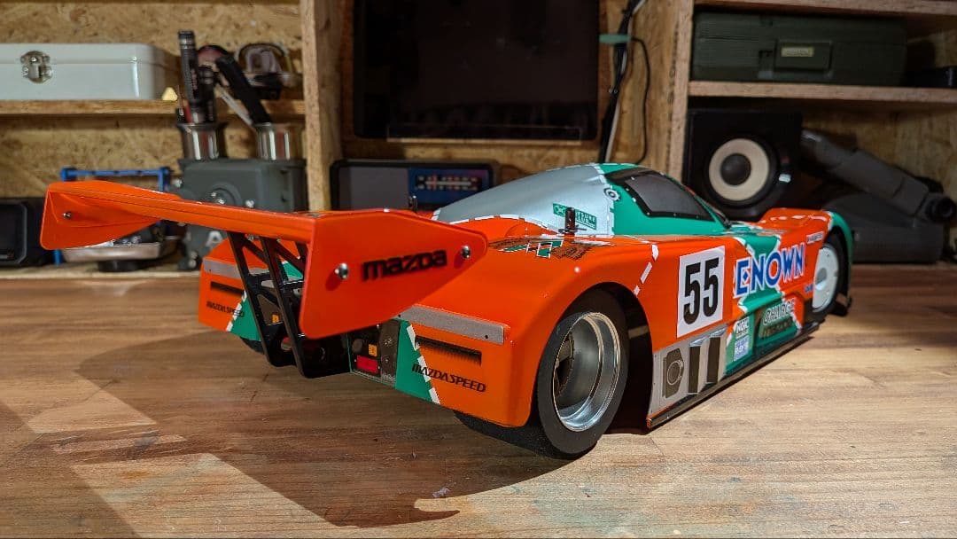 タミヤMazda 787B 1/10 　塗装済み完成品メカレス