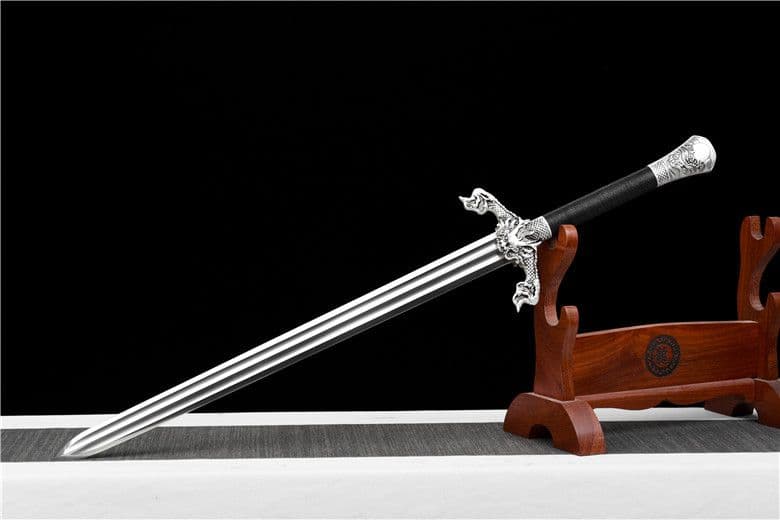 飛龍西洋戦剣（シルバーイージー）古兵器 武具　刀装具　日本刀　模造刀 居合刀
