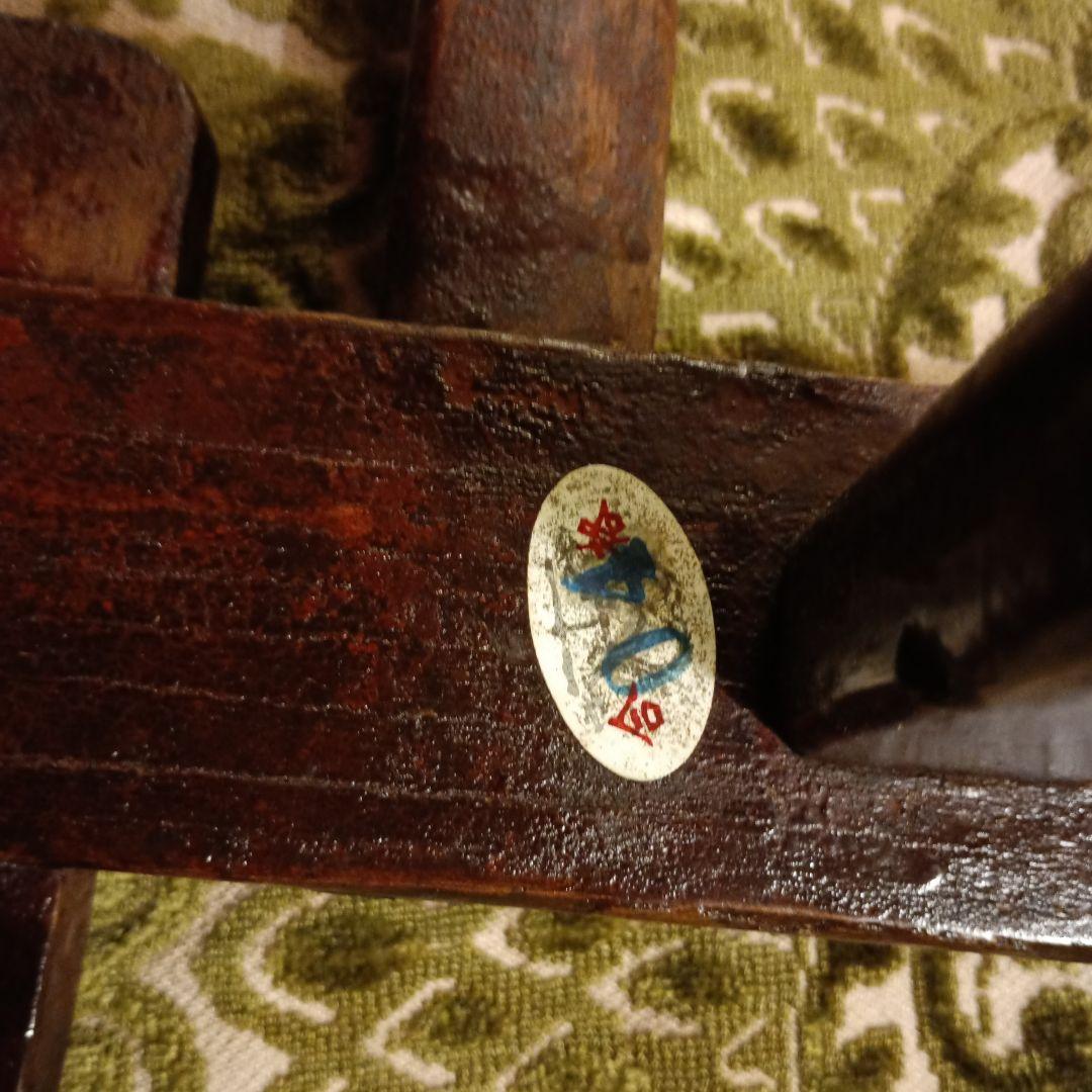 上海アンティークテーブル　木製座卓 ダークブラウン