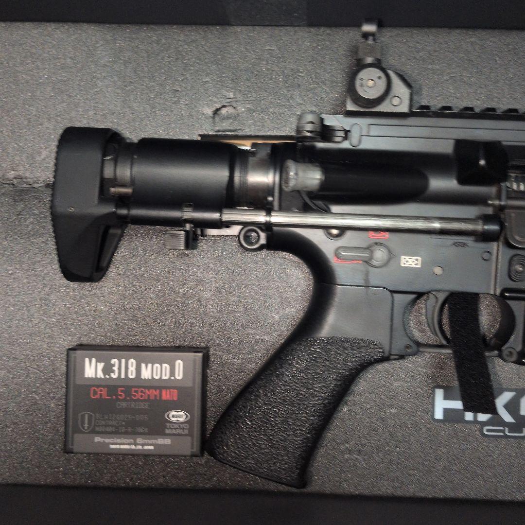 東京マルイ　次世代電動ガン HK416C カスタム　予備マガジン　リポバッテリー