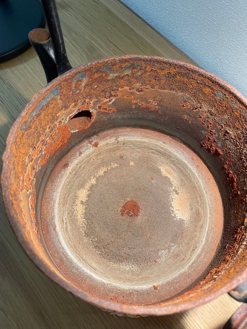 0290 岩鋳 南部鉄器・南部鉄瓶 18型寸同松 急須