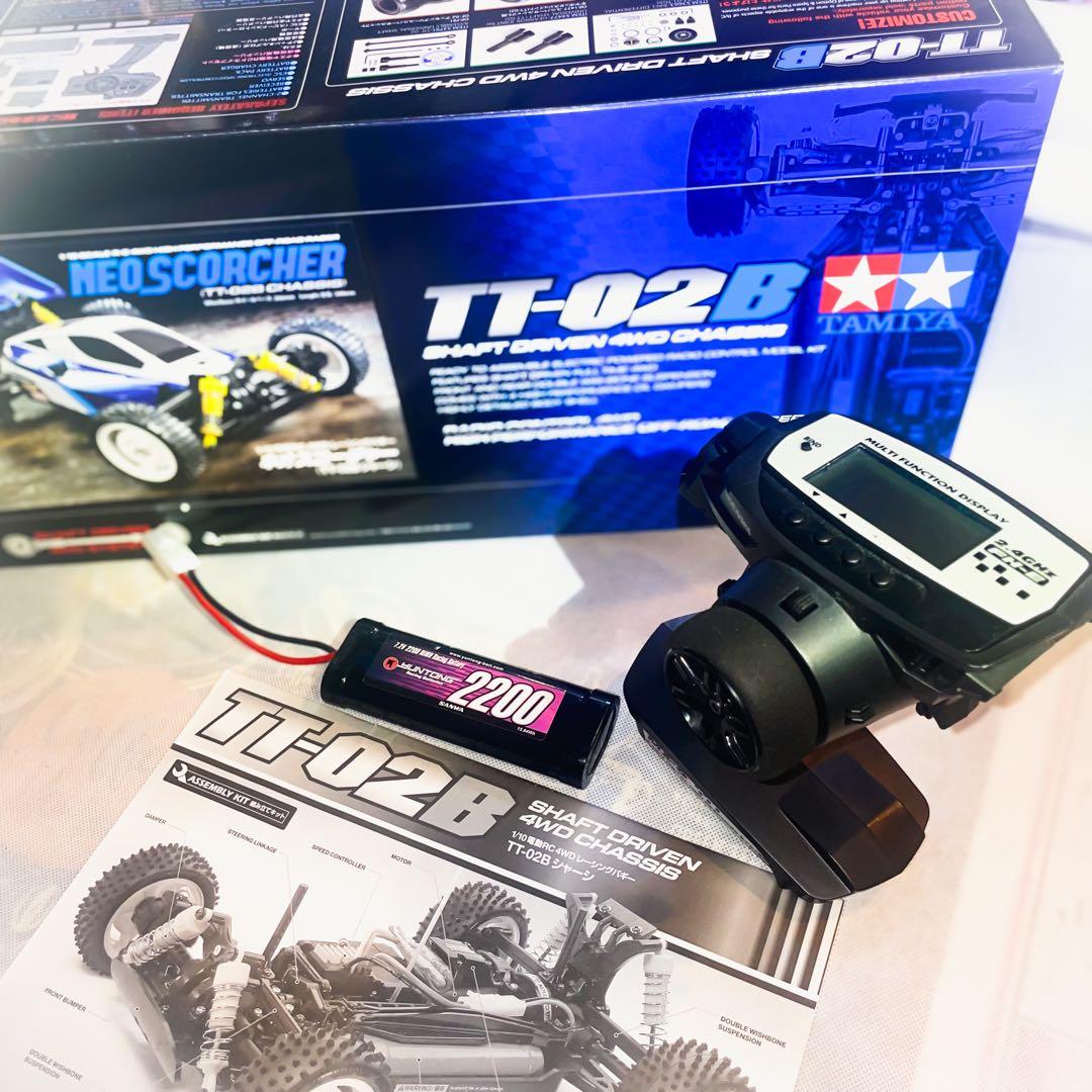 タミヤ　4WD バギー　1/10RC　ネオスコーチャー（TT-02Bシャーシ）