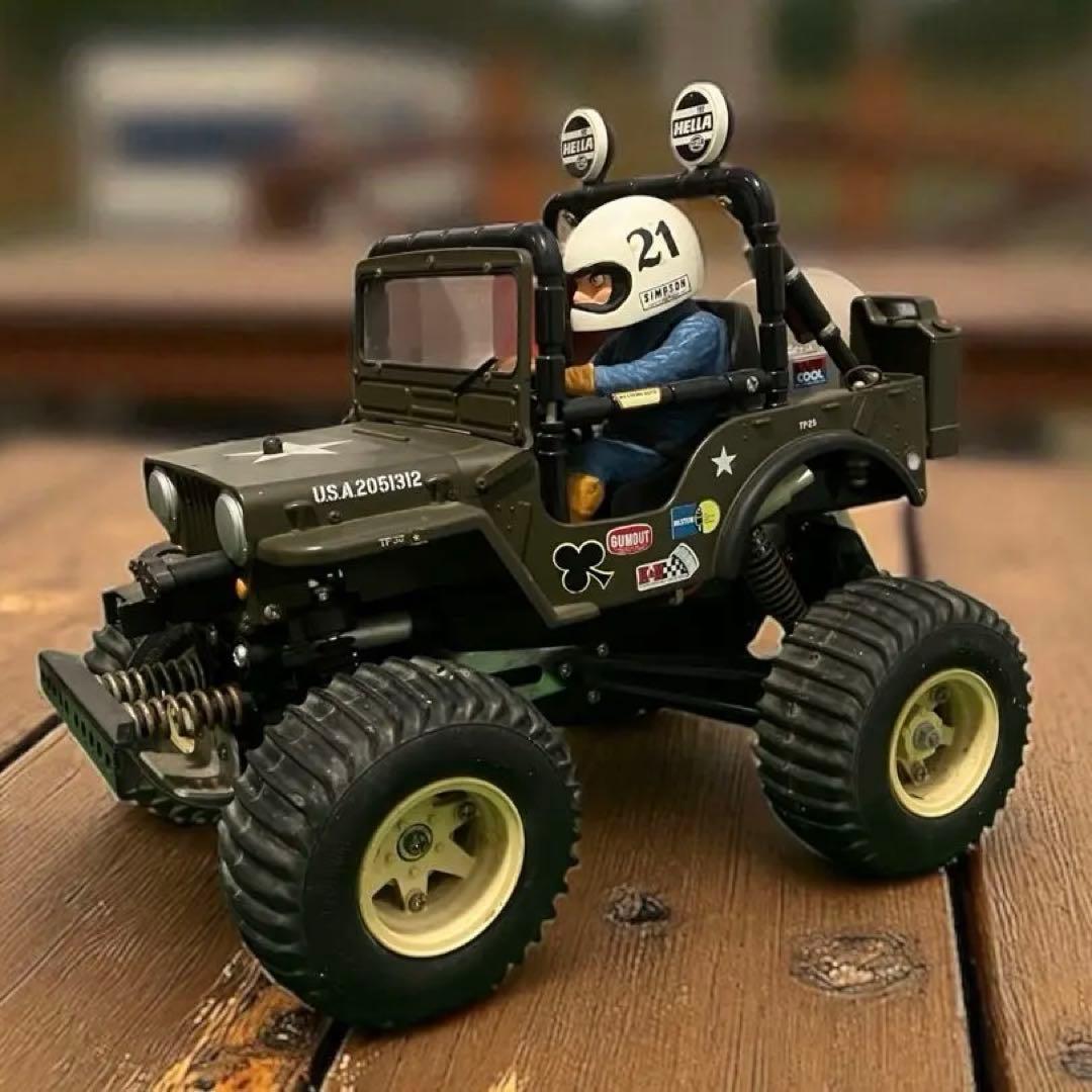 1984年 タミヤ ワイルドウイリス 初期型 説明書・プロポ付き