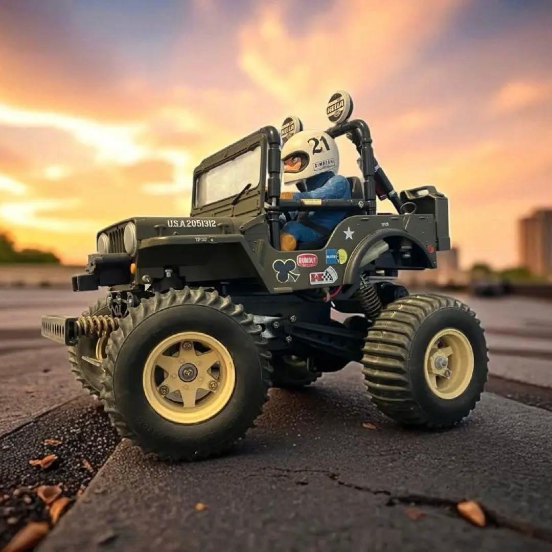 1984年 タミヤ ワイルドウイリス 初期型 説明書・プロポ付き