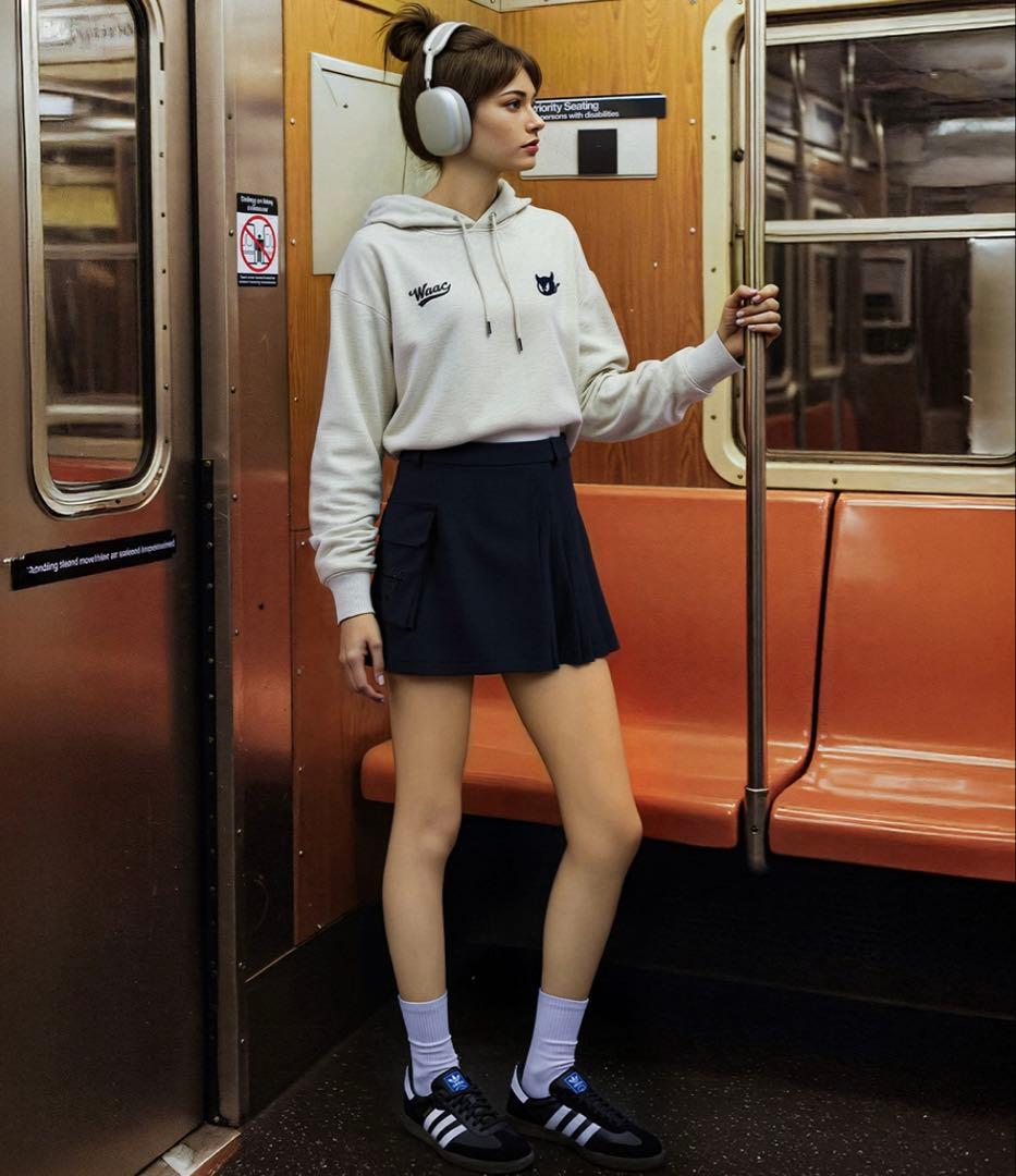 2025AW ゴルフウェア【WAAC×NEWERA】ロングスリーブフーディー　S