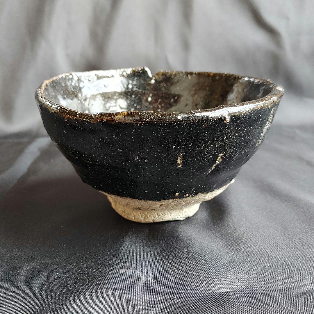 鯉江良二 引出黒茶碗　KOIE Ryoji tea bowl
