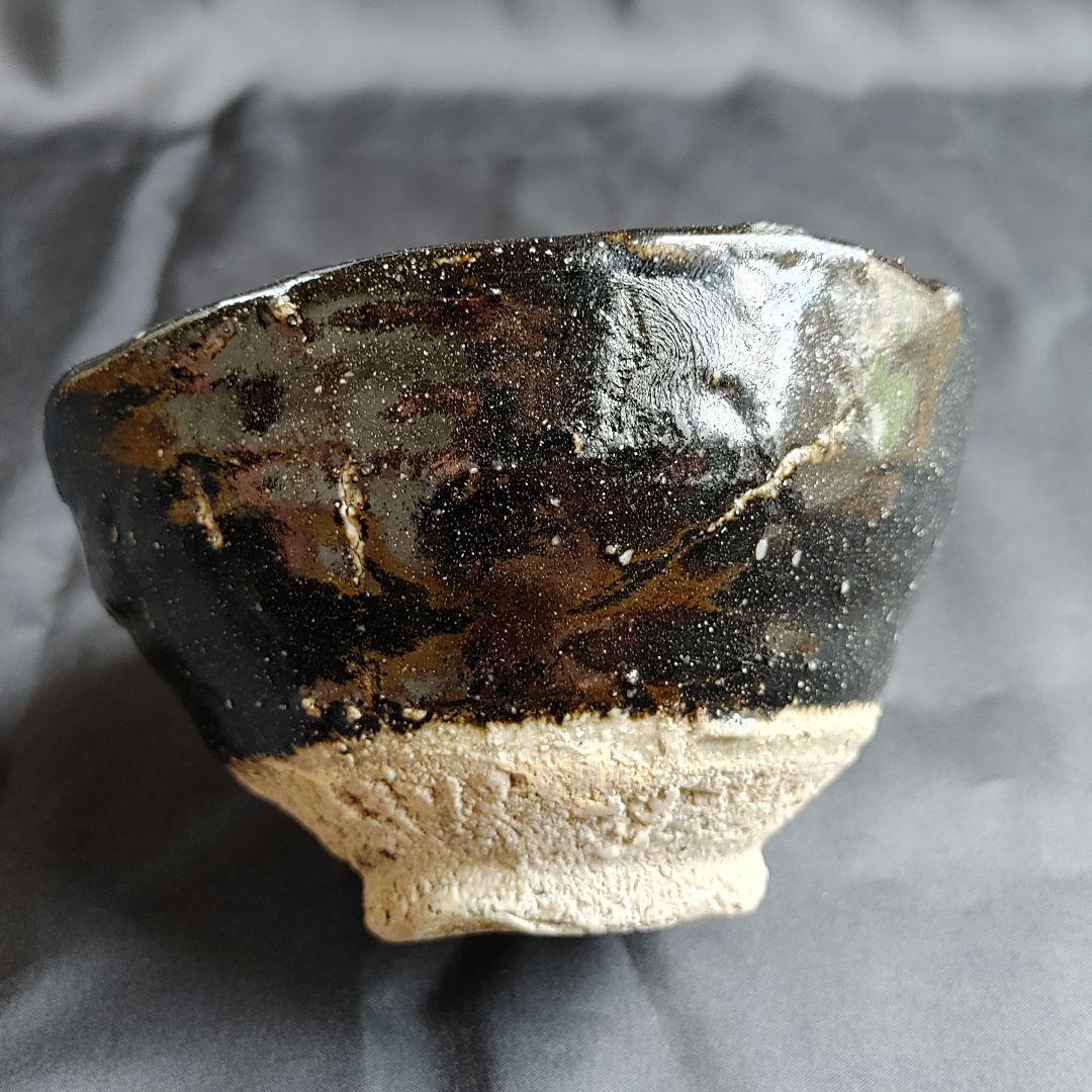 鯉江良二 引出黒茶碗　KOIE Ryoji tea bowl