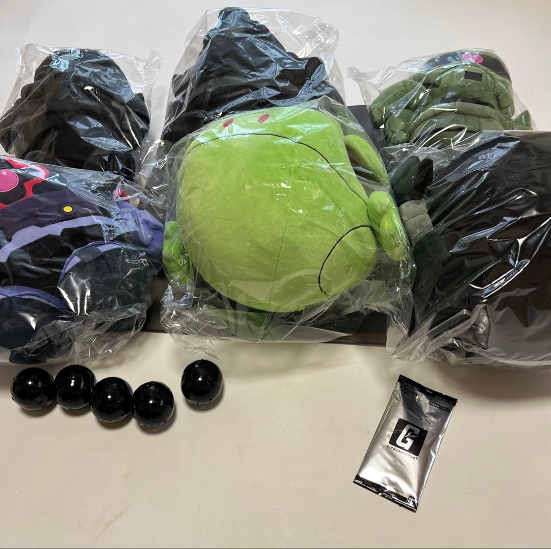 新品 VA fragment 機動戦士ガンダム ぬいぐるみ6個+おまけ付